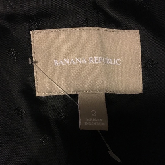 NWOT Banana Republic Jacket Size 2 - Picture 5 of 7